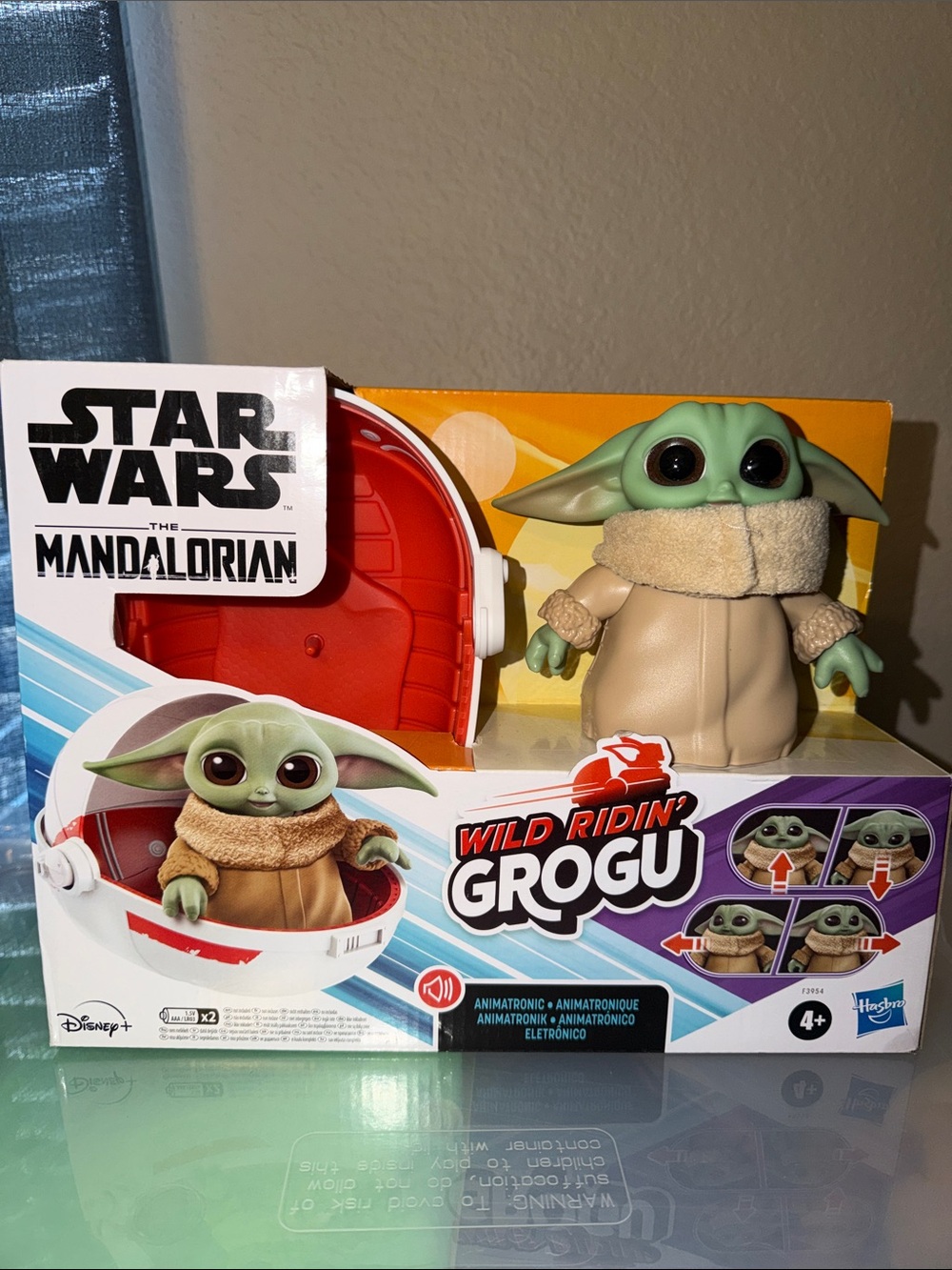 Disney Star Wars The Mandalorian Wild Ridin' Grogu Toy - Green, Beige